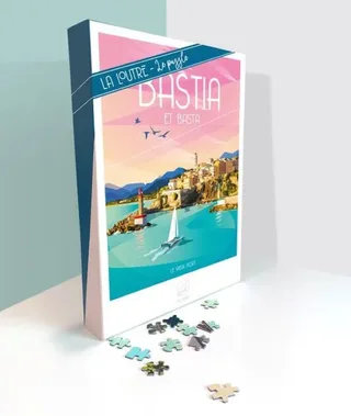 Puzzle BASTIA et Basta - Le Vieux Port - 1000 pièces von La Loutre – Schachtel 2 von 2