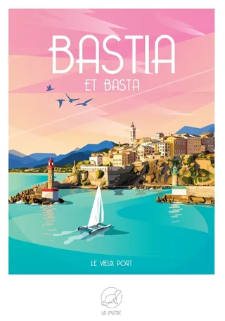 Puzzle BASTIA et Basta - Le Vieux Port - 1000 pièces von La Loutre – Schachtel 1 von 2