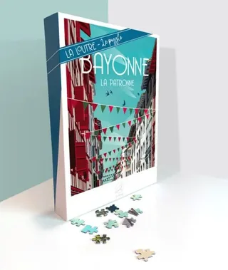 Puzzle BAYONNE La Patronne - 1000 pièces de La Loutre – boîte 2 sur 2