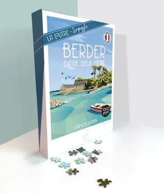Puzzle BERDER entre deux mers - LARMOR-BADEN - 1000 pièces van La Loutre – doos 2 van 2
