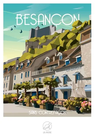 Puzzle BESANCON Sans Contrefaçon - 1000 pièces from La Loutre – box 1 of 2