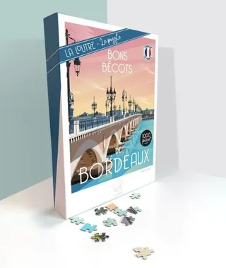 Puzzle Bons Bécots de BORDEAUX - 1000 pièces van La Loutre – doos 2 van 2