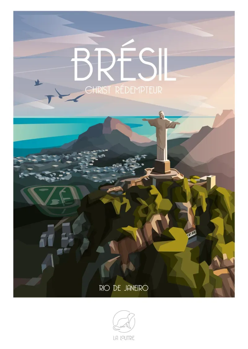 Puzzle BRÉSIL Christ Rédempteur - 1000 pièces de La Loutre – boîte
