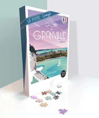 Puzzle Ça chill à GRANVILLE - 1000 pièces de La Loutre – boîte 2 sur 2