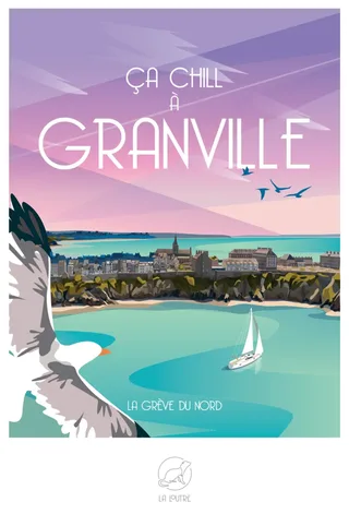 Puzzle Ça chill à GRANVILLE - 1000 pièces de La Loutre – boîte 1 sur 2