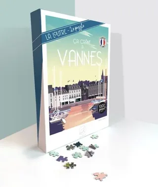 Puzzle Ca Crâne à VANNES - 1000 pièces de La Loutre – boîte 2 sur 2