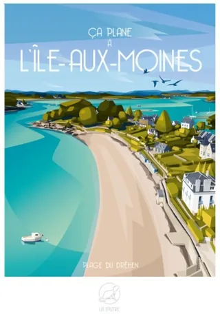 Puzzle Ca Plane à l'ÎLE-AUX-MOINES - 1000 pièces van La Loutre – doos 1 van 2