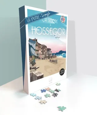 Puzzle Ca Score A HOSSEGOR - 1000 pièces van La Loutre – doos 2 van 2
