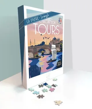 Puzzle Chacun son TOURS - 1000 pièces de La Loutre – boîte 2 sur 2