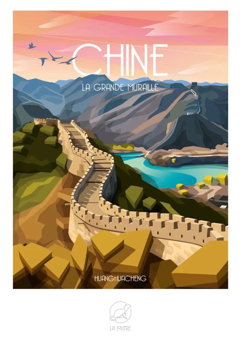 Puzzle CHINE La Grande Muraille - 1000 pièces de La Loutre – boîte 1 sur 2