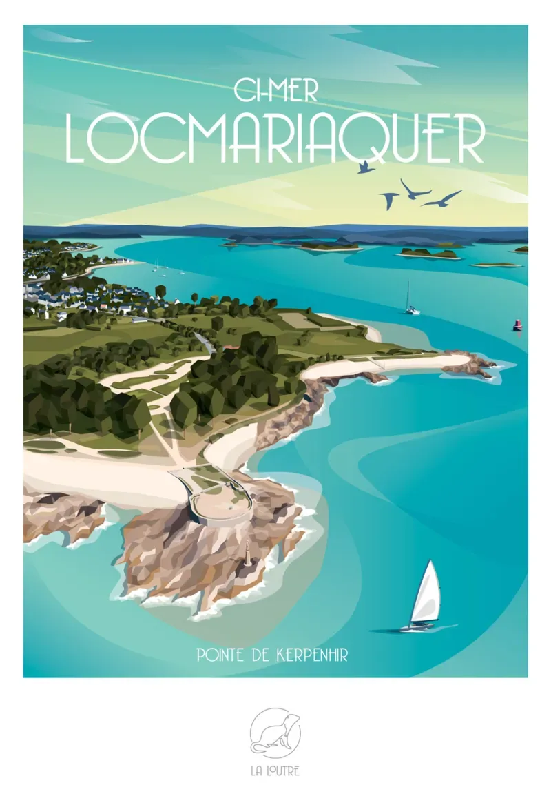Puzzle Ci-mer LOCMARIAQUER - 1000 pièces de La Loutre – boîte 1 sur 2