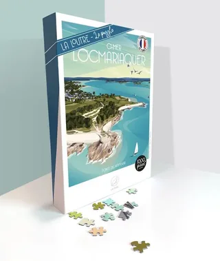 Puzzle Ci-mer LOCMARIAQUER - 1000 pièces de La Loutre – boîte 2 sur 2