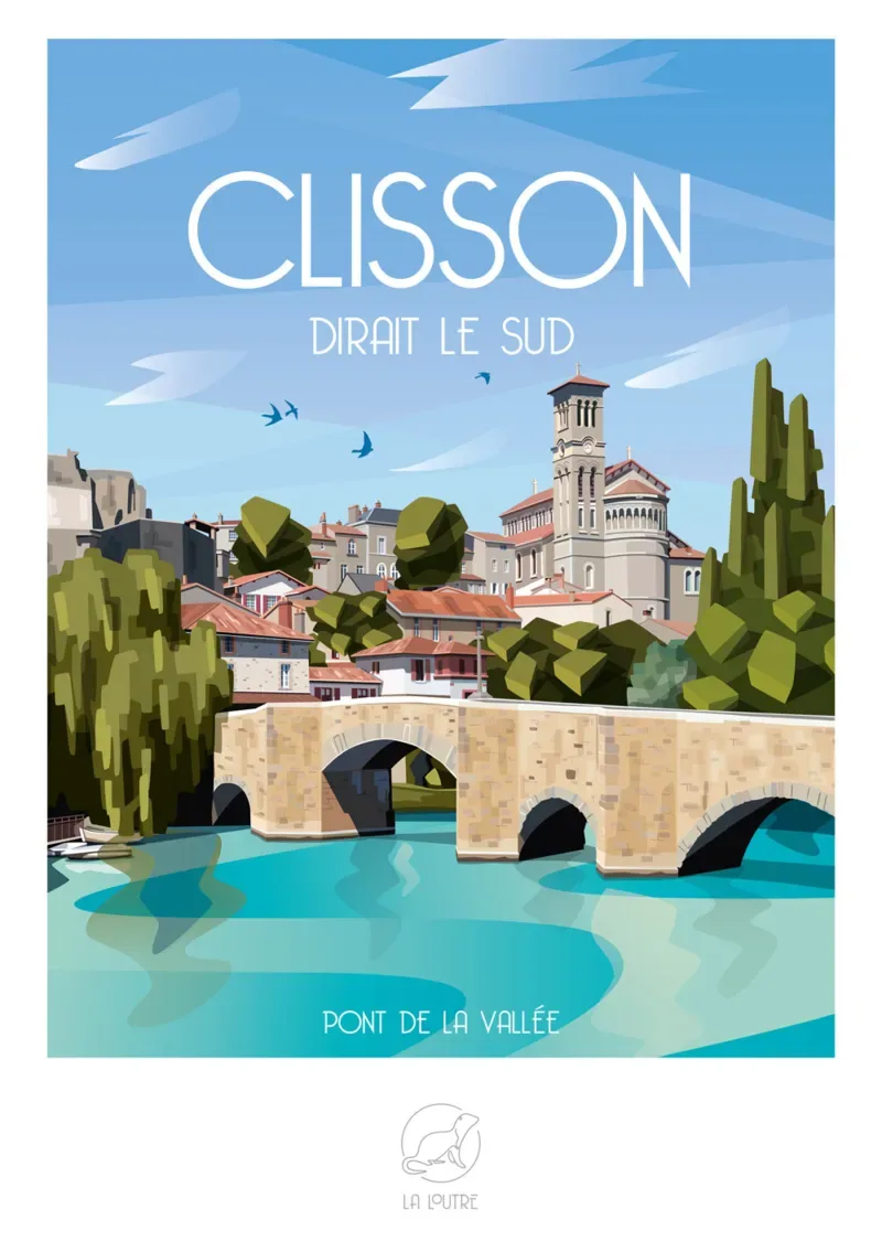 Puzzle CLISSON Dirait Le Sud - 1000 pièces van La Loutre – doos 1 van 2