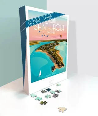 Puzzle Coquille SAINT-JACUT-DE-LA-MER - Pointe du Chevet - 1000 pièces van La Loutre – doos 2 van 2