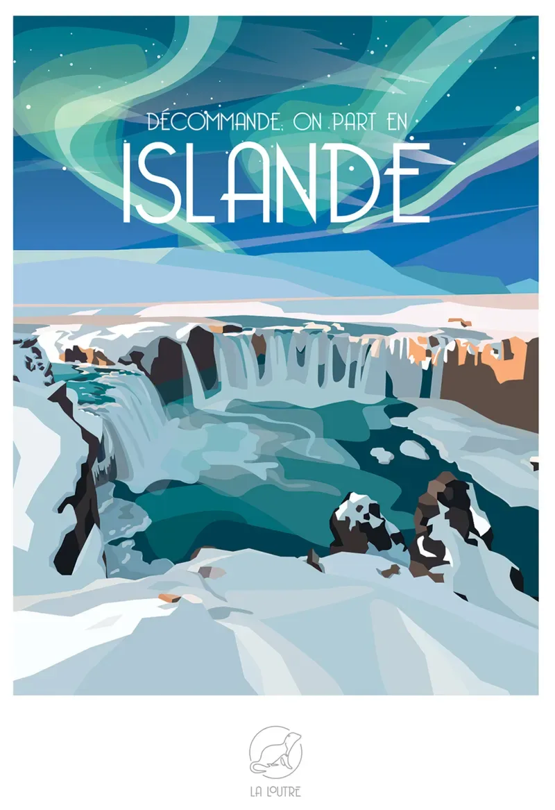 Puzzle Décommande on Part en ISLANDE - 1000 pièces van La Loutre – doos 1 van 2