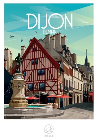 Puzzle DIJON Demain - 1000 pièces van La Loutre – doos 1 van 2