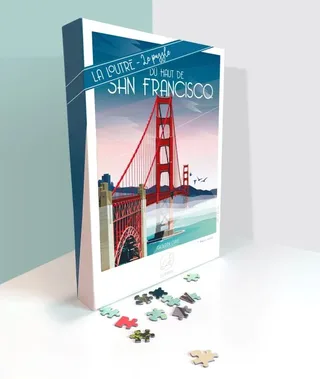 Puzzle Du Haut de SAN FRANCISCO - Golden Gate - 1000 pièces from La Loutre – box 2 of 2