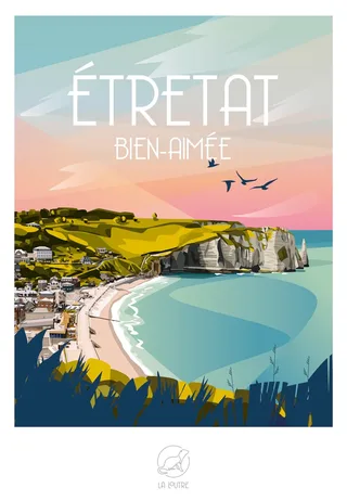Puzzle ETRETAT Bien-Aimée - 1000 pièces de La Loutre – boîte 1 sur 2