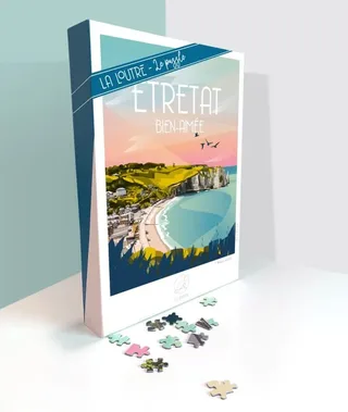 Puzzle ETRETAT Bien-Aimée - 1000 pièces de La Loutre – boîte 2 sur 2