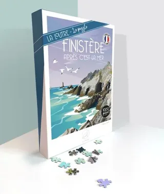 Puzzle FINISTERE Après c'est la Mer - 1000 pièces van La Loutre – doos 2 van 2