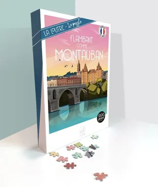 Puzzle Flambant comme MONTAUBAN - 1000 pièces van La Loutre – doos 2 van 2