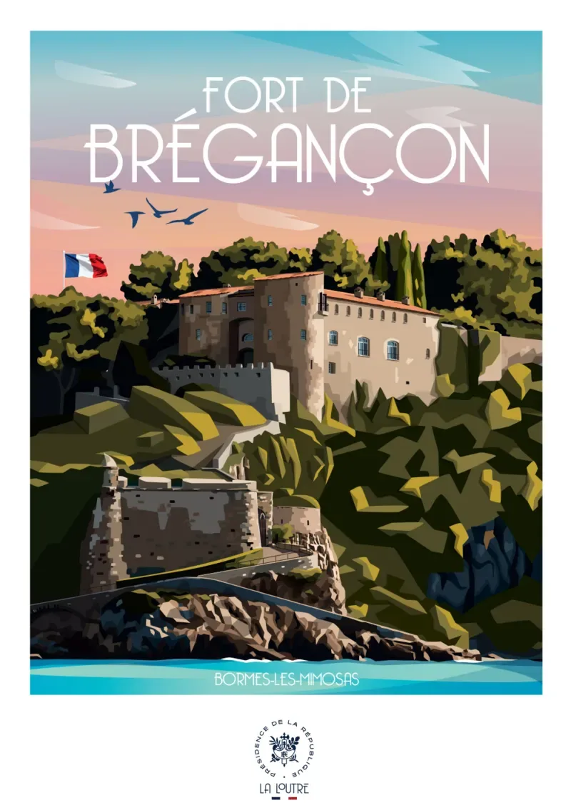 Puzzle Fort de Brégançon - BORMES-LES-MIMOSAS - 1000 pièces van La Loutre – doos