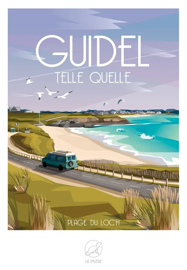 Puzzle GUIDEL Telle Quelle - Plage du Loc'h - 1000 pièces