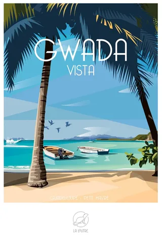 Puzzle Gwada Vista - 1000 pièces de La Loutre – boîte 1 sur 2