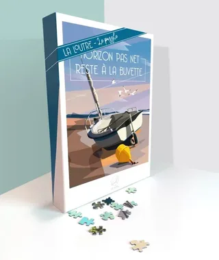 Puzzle HORIZON pas net, reste à la buvette - 1000 pièces de La Loutre – boîte 2 sur 2