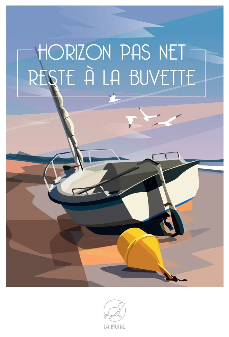 Puzzle HORIZON pas net, reste à la buvette - 1000 pièces de La Loutre – boîte 1 sur 2