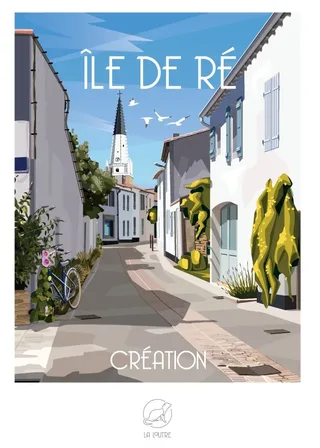Puzzle Île de RE Création - 1000 pièces van La Loutre – doos 1 van 2