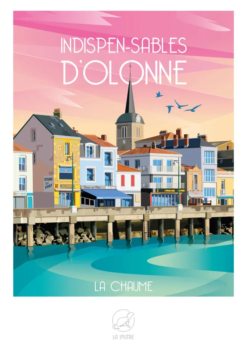 Puzzle Indispen-Sables d'OLONNE - 1000 pièces de La Loutre – boîte