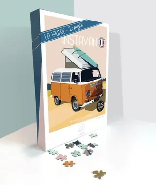 Puzzle INSTAVAN - Sans Rouler des Mécaniques - 1000 pièces van La Loutre – doos 2 van 2