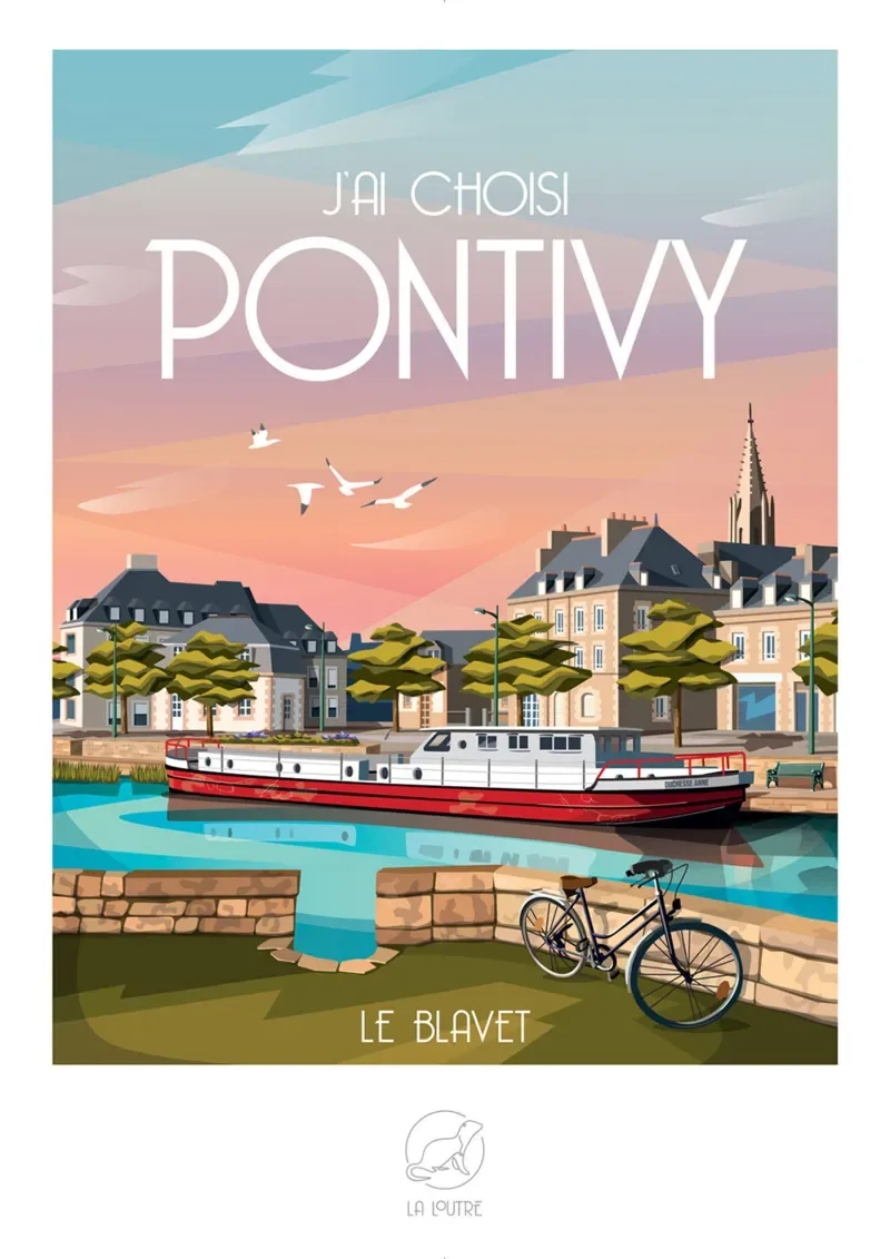 Puzzle J'ai Choisi PONTIVY - 1000 pièces van La Loutre – doos