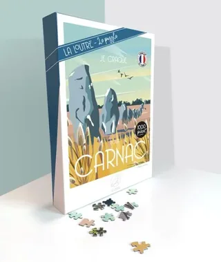 Puzzle Je Craque pour CARNAC - 1000 pièces de La Loutre – boîte 2 sur 2