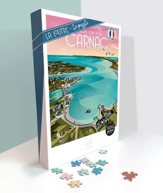 Puzzle Je Plaque tout pour CARNAC - Le Pô - 1000 pièces de La Loutre – boîte 2 sur 2