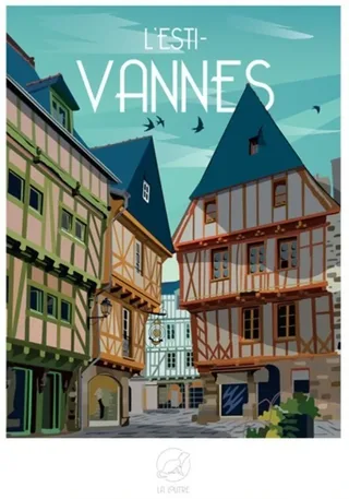 Puzzle L'ESTI-VANNES - 1000 pièces van La Loutre – doos 1 van 2