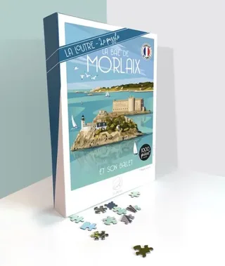 Puzzle La Baie de MORLAIX et son Ballet - 1000 pièces de La Loutre – boîte 2 sur 2