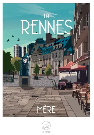 Puzzle La RENNES Mère - 1000 pièces van La Loutre – doos 1 van 2