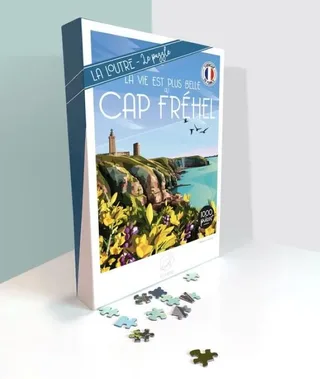 Puzzle La Vie est Plus Belle au CAP FREHEL - 1000 pièces de La Loutre – boîte 2 sur 2
