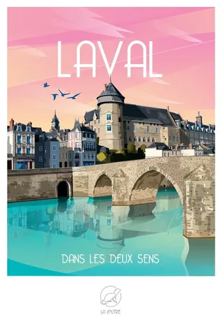 Puzzle LAVAL - Dans les Deux Sens - 1000 pièces van La Loutre – doos 1 van 2