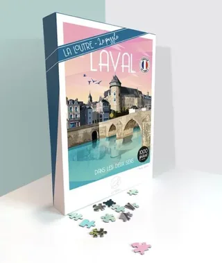 Puzzle LAVAL - Dans les Deux Sens - 1000 pièces van La Loutre – doos 2 van 2