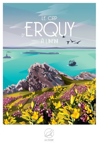 Puzzle Le Cap d'ERQUY à l'infini - 1000 pièces van La Loutre – doos 1 van 2
