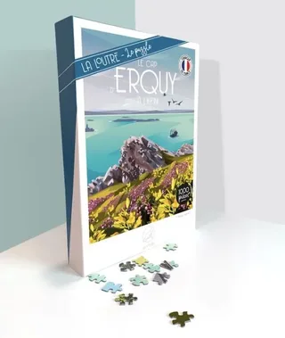 Puzzle Le Cap d'ERQUY à l'infini - 1000 pièces van La Loutre – doos 2 van 2