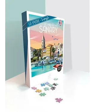 Puzzle Le midi à SANARY - 1000 pièces from La Loutre – box 2 of 2