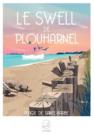 Puzzle Le SWELL de PLOUHARNEL - Plage de Sainte-Barbe - 1000 pièces from La Loutre – box 1 of 2