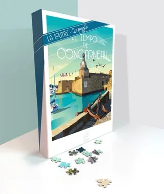 Puzzle Le Tempo de CONCARNEAU - 1000 pièces from La Loutre – box 2 of 2