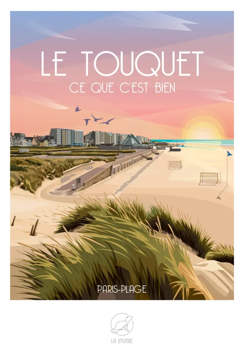 Puzzle LE TOUQUET CE QUE C'EST BIEN - 1000 pièces de La Loutre – boîte 1 sur 2