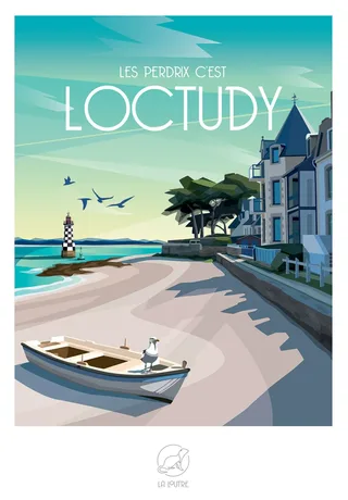 Puzzle Les Perdrix c'est LOCTUDY - 1000 pièces de La Loutre – boîte 1 sur 2