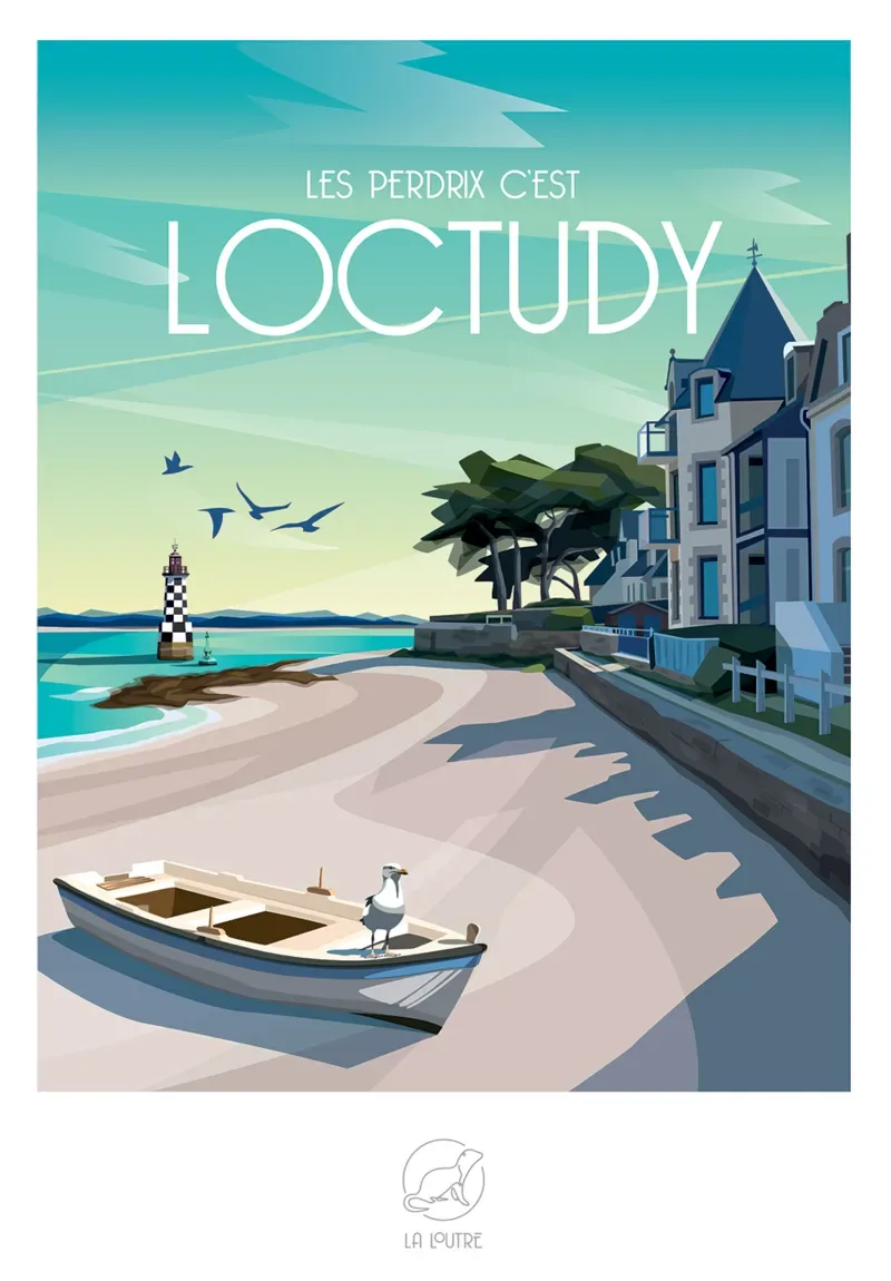 Puzzle Les Perdrix c'est LOCTUDY - 1000 pièces de La Loutre – boîte 1 sur 2